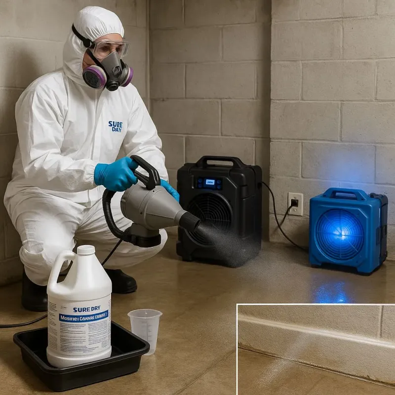 Sanitization and Odor Removal process in Danbury, NC