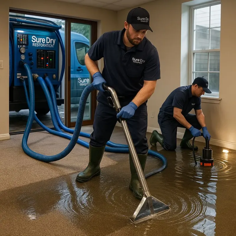 Water Extraction and Removal process in Danbury, NC
